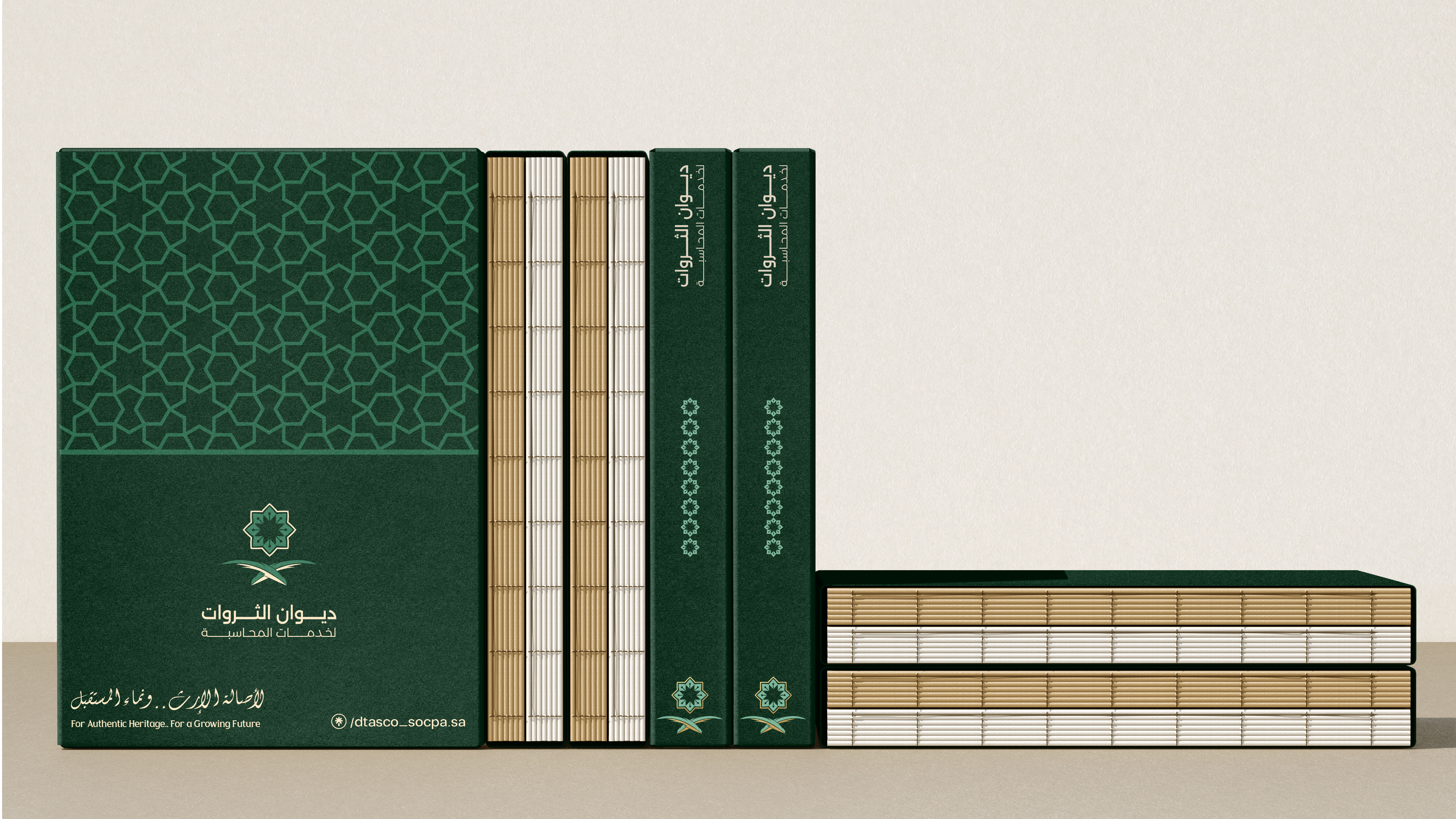 تصميم هوية بصرية لقطاع الخدمات المحاسبية والمالية | ديوان الثروات 18