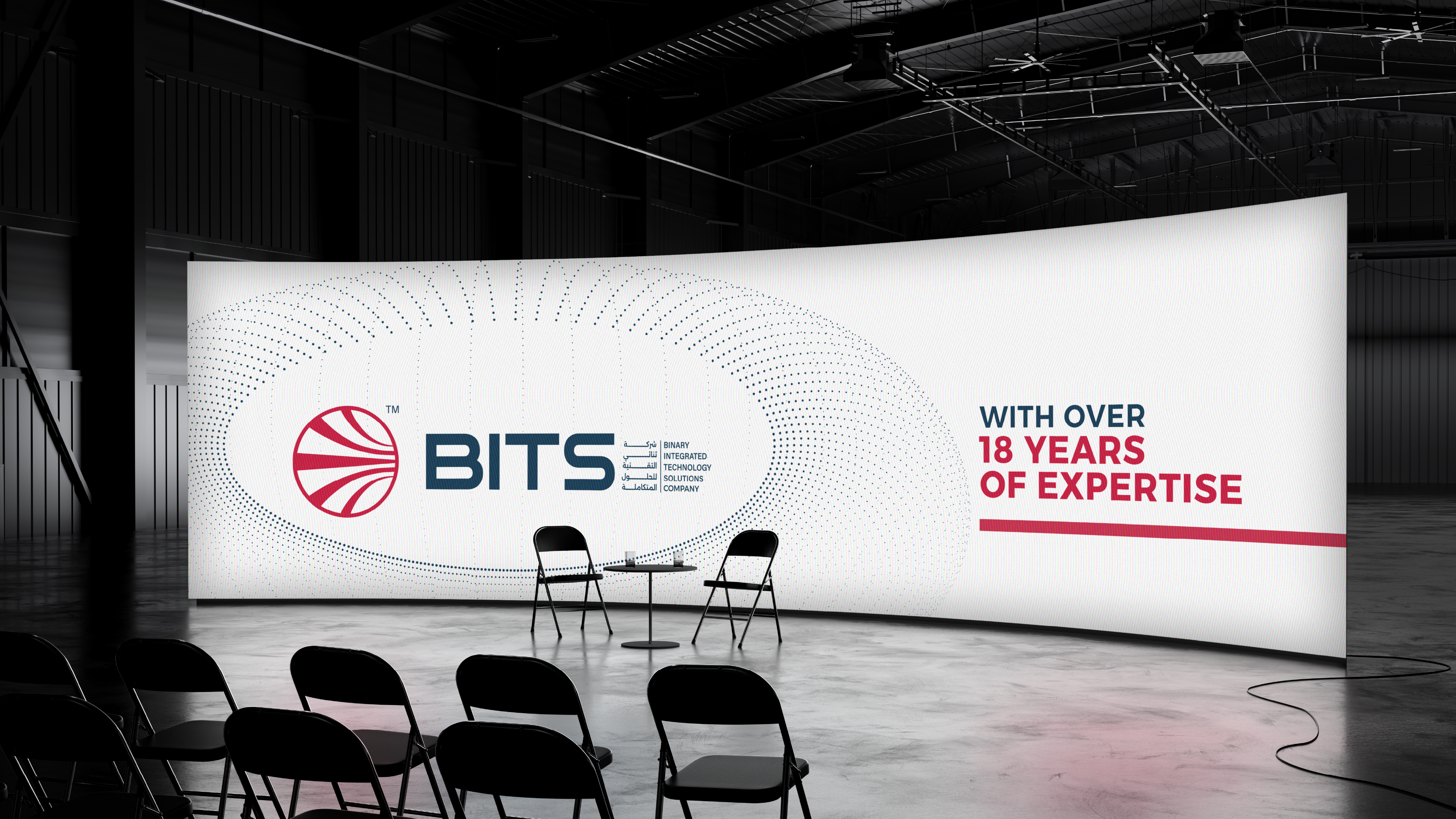 تصميم هوية بصرية لقطاع حلول إدارة المرافق والتقنية | BITS 