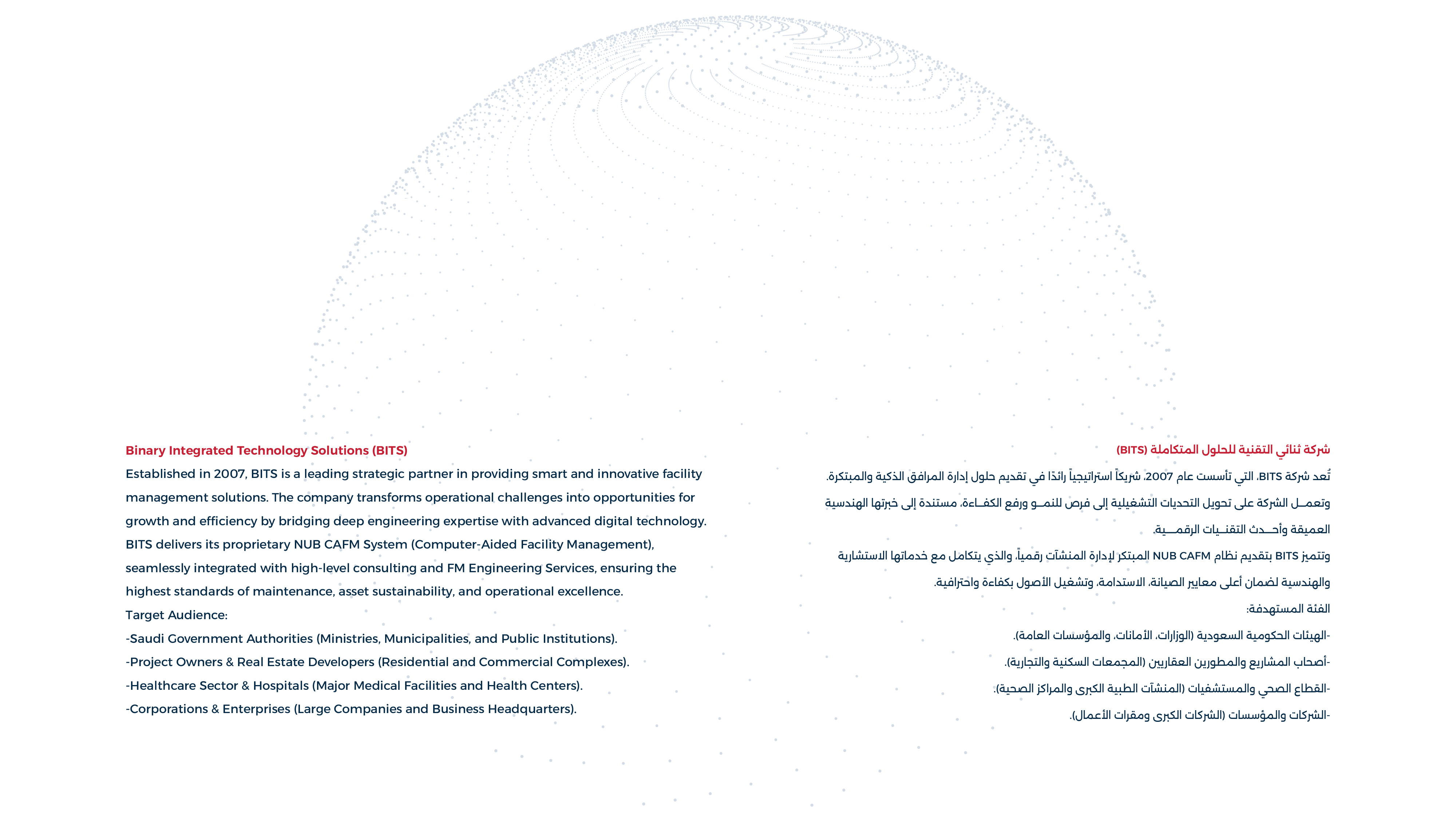 تصميم هوية بصرية لقطاع حلول إدارة المرافق والتقنية | BITS 