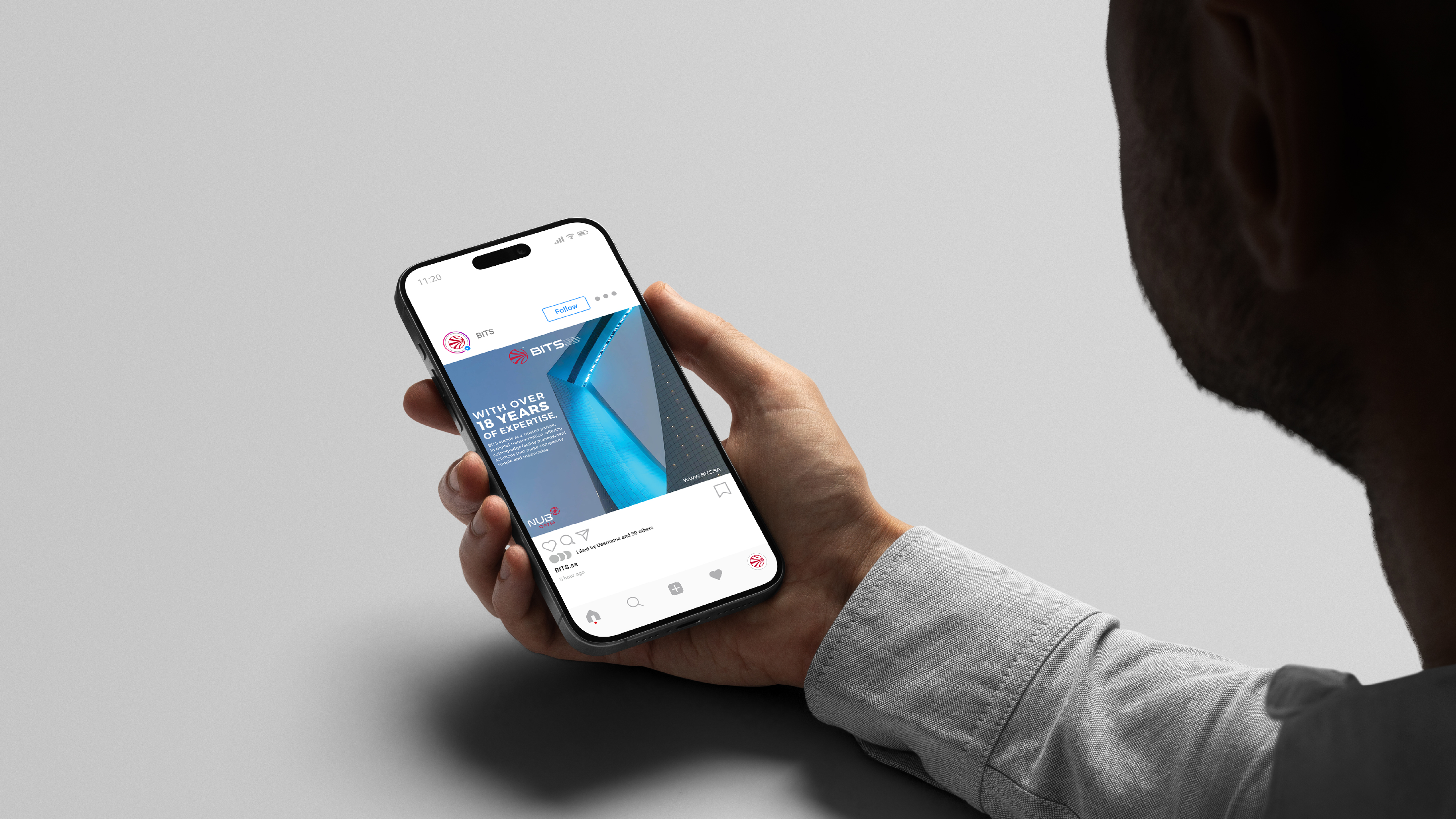 تصميم هوية بصرية لقطاع حلول إدارة المرافق والتقنية | BITS 37