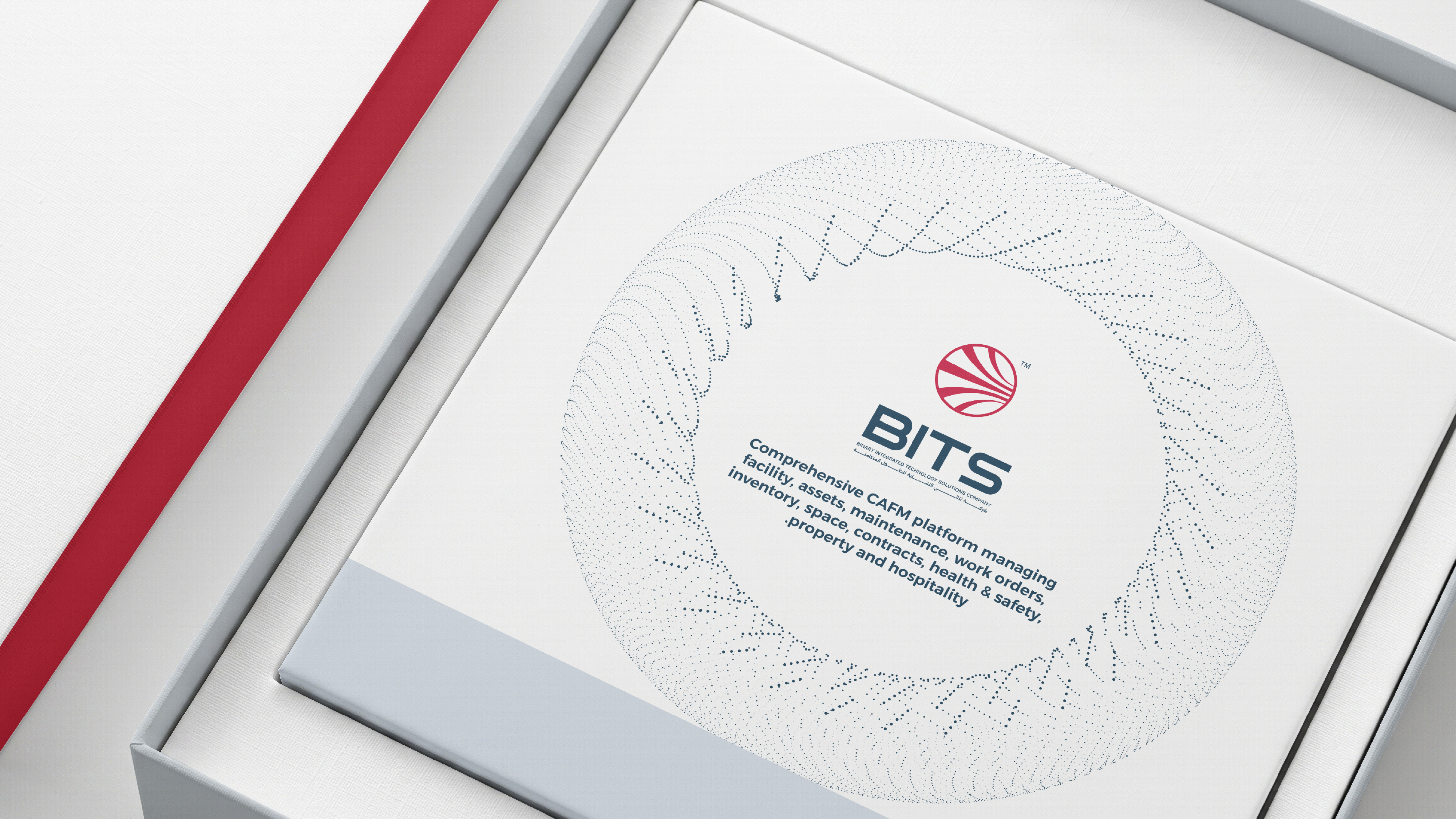 تصميم هوية بصرية لقطاع حلول إدارة المرافق والتقنية | BITS 46