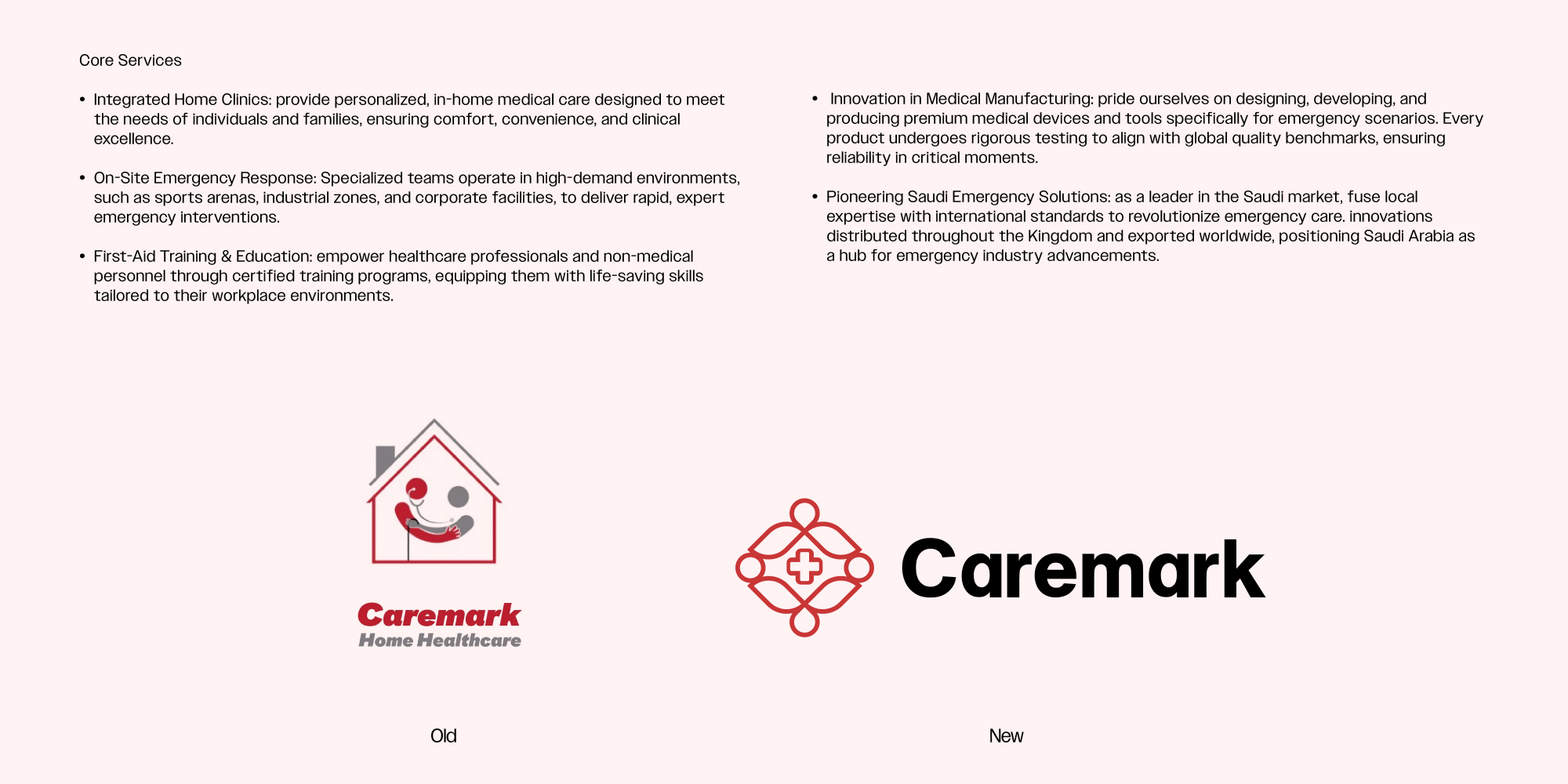 بناء الهوية البصرية لـ CareMark | خدمات طبية 6